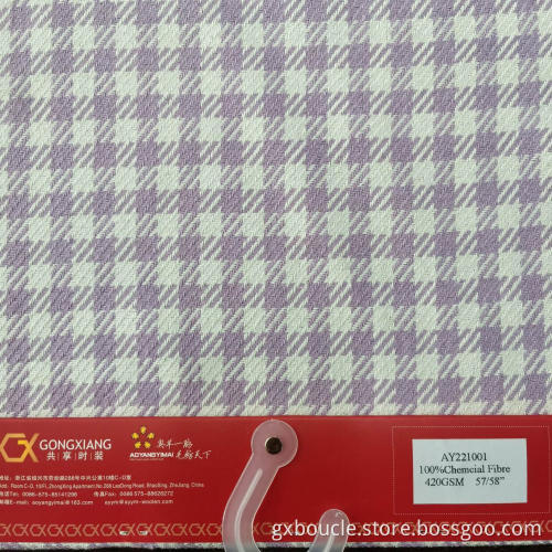 Woolen Zara Plaid design fashion fabric